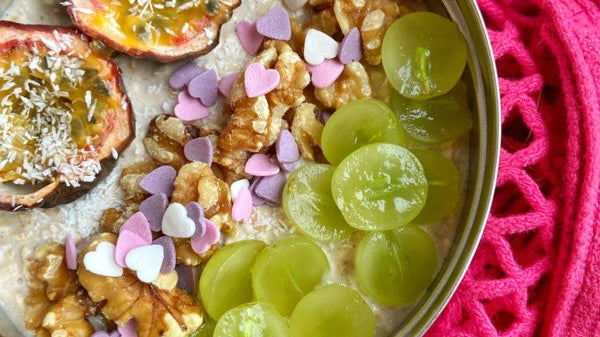 Overnight oats met passievrucht en kokos