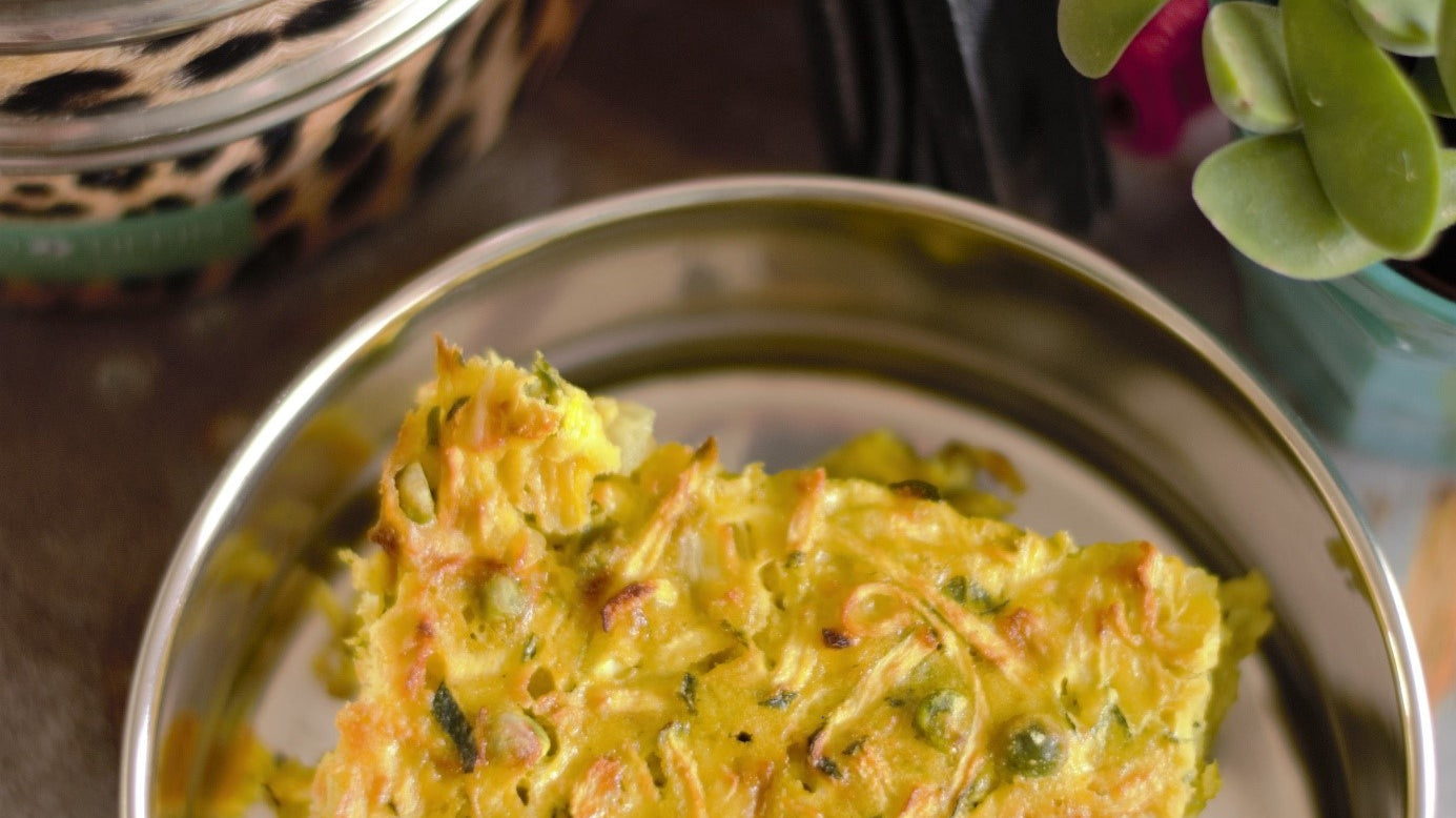 Courgette- Erwten Frittata