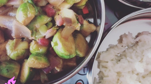 Oosterse Spruitjes met Kokosrijst