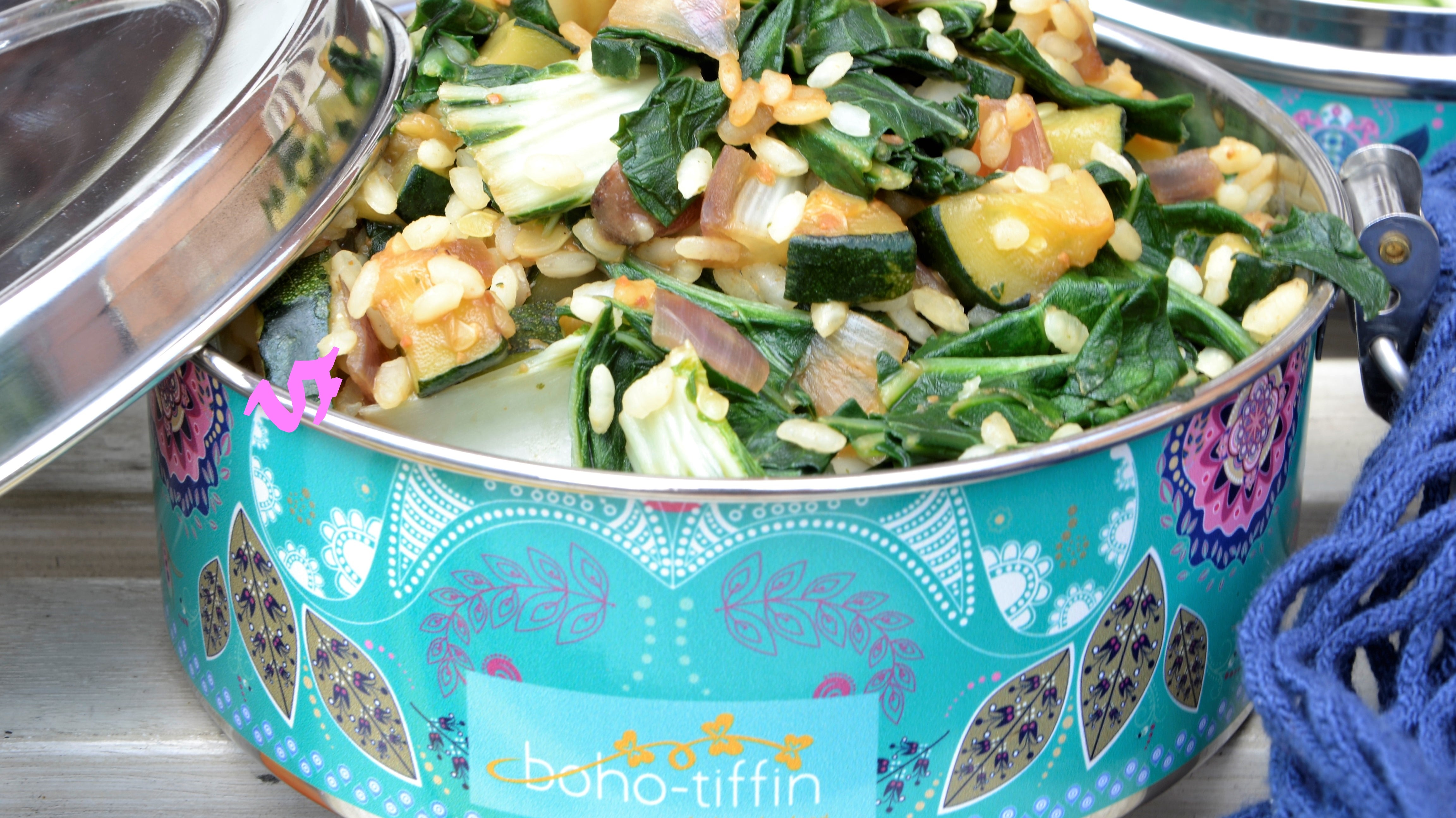 Risotto met Shanghai Paksoi