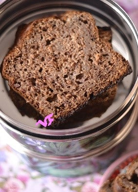 Chocolade Bananenbrood met Blauwe Bessen