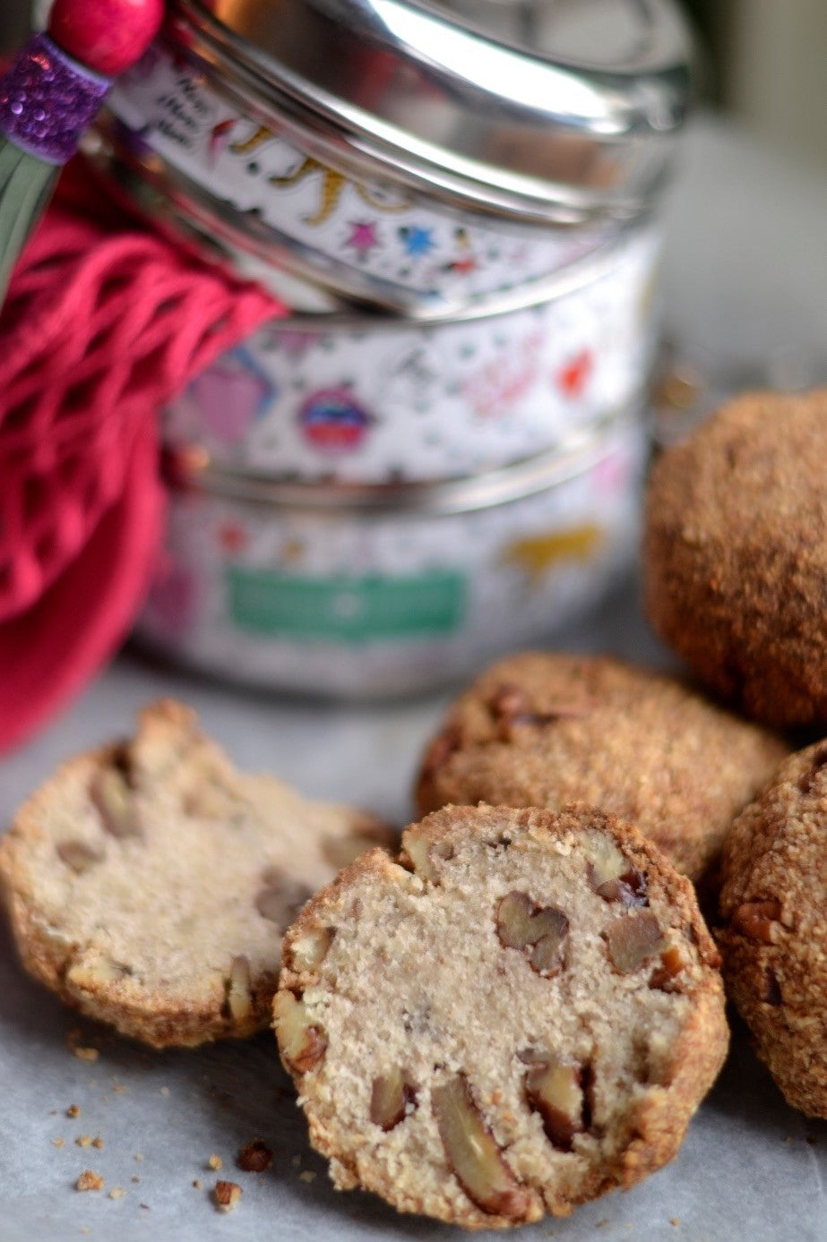 Zoete broodjes met Pecannoten 