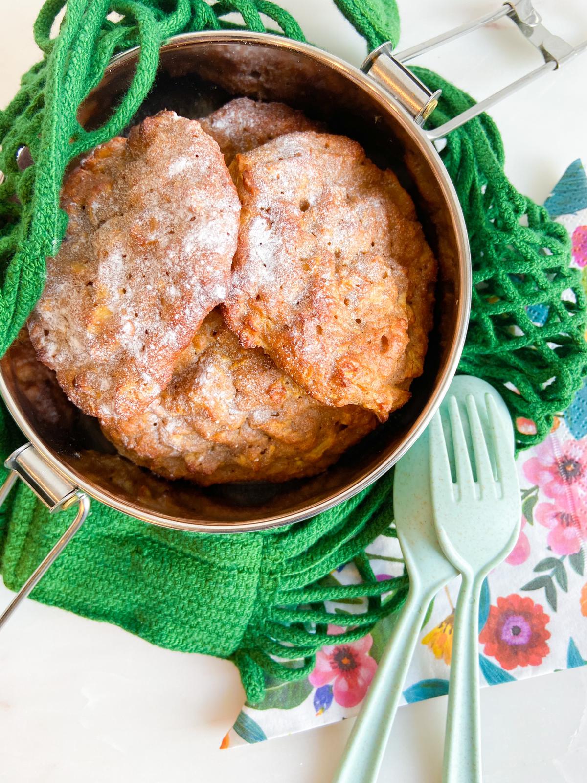 Gezonde appel kaneel bollen