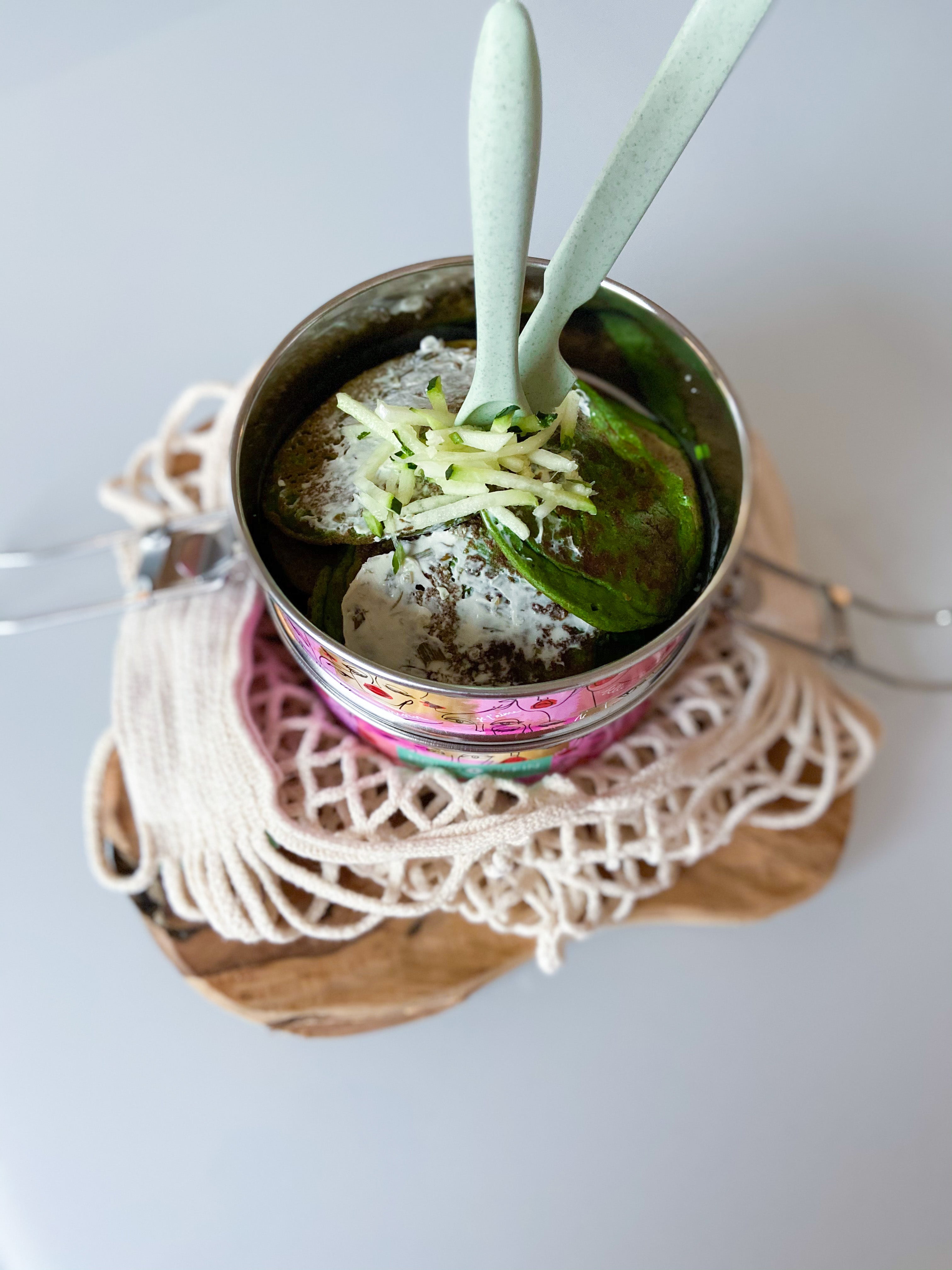 Healthy veggie pancakes