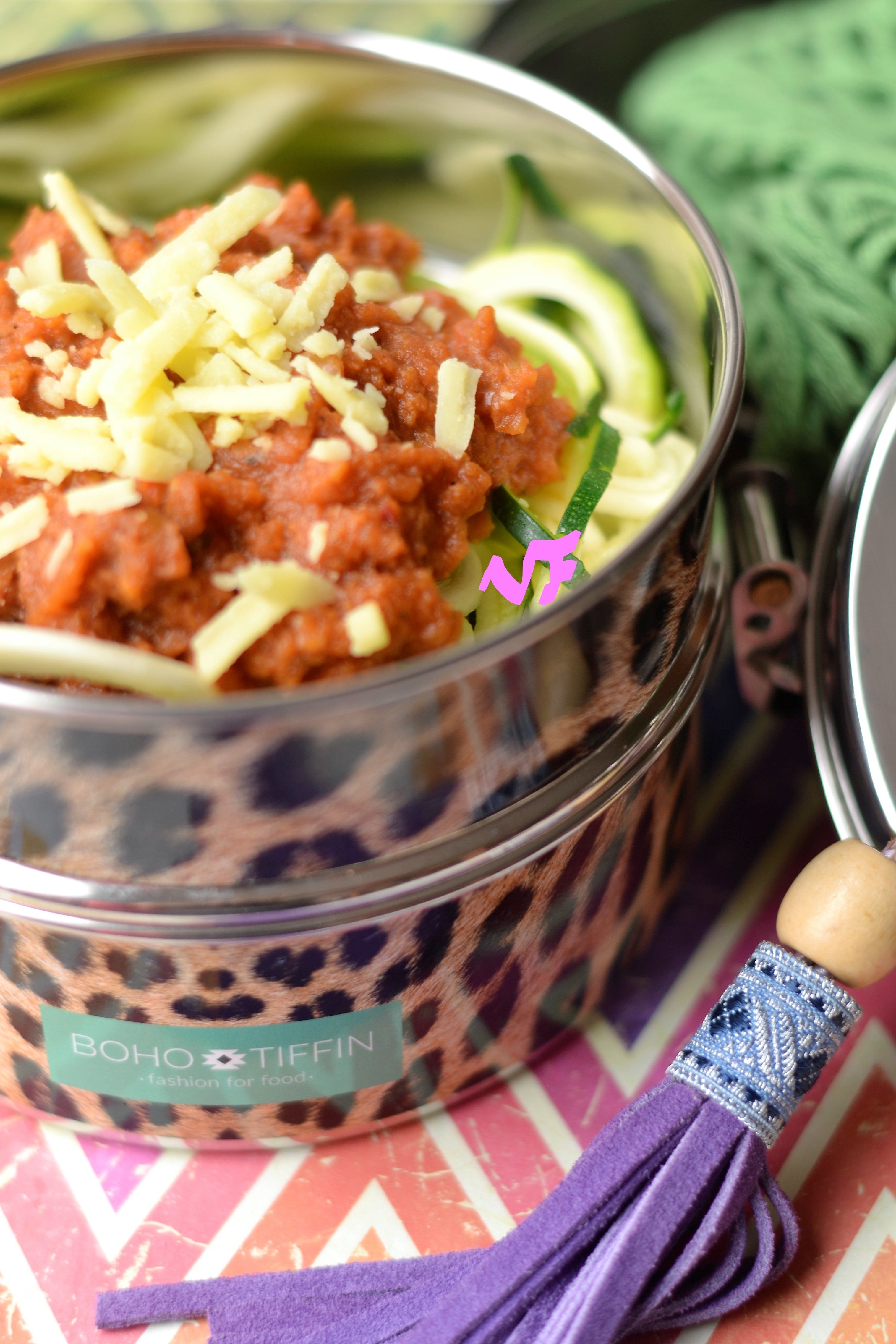 Courgette Spagetti met Vegan Bolognese Saus