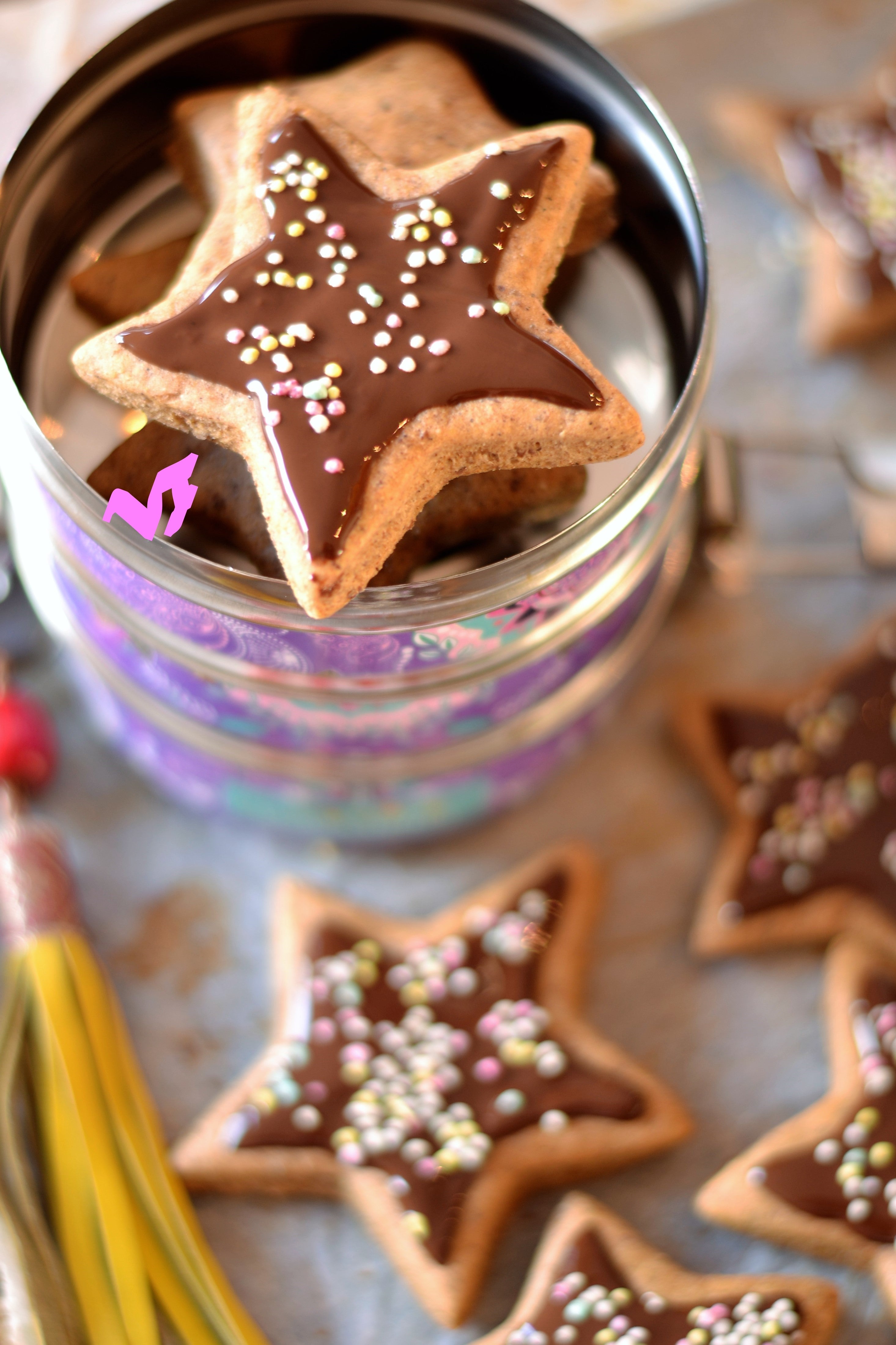 Gingerbread Star Cookies