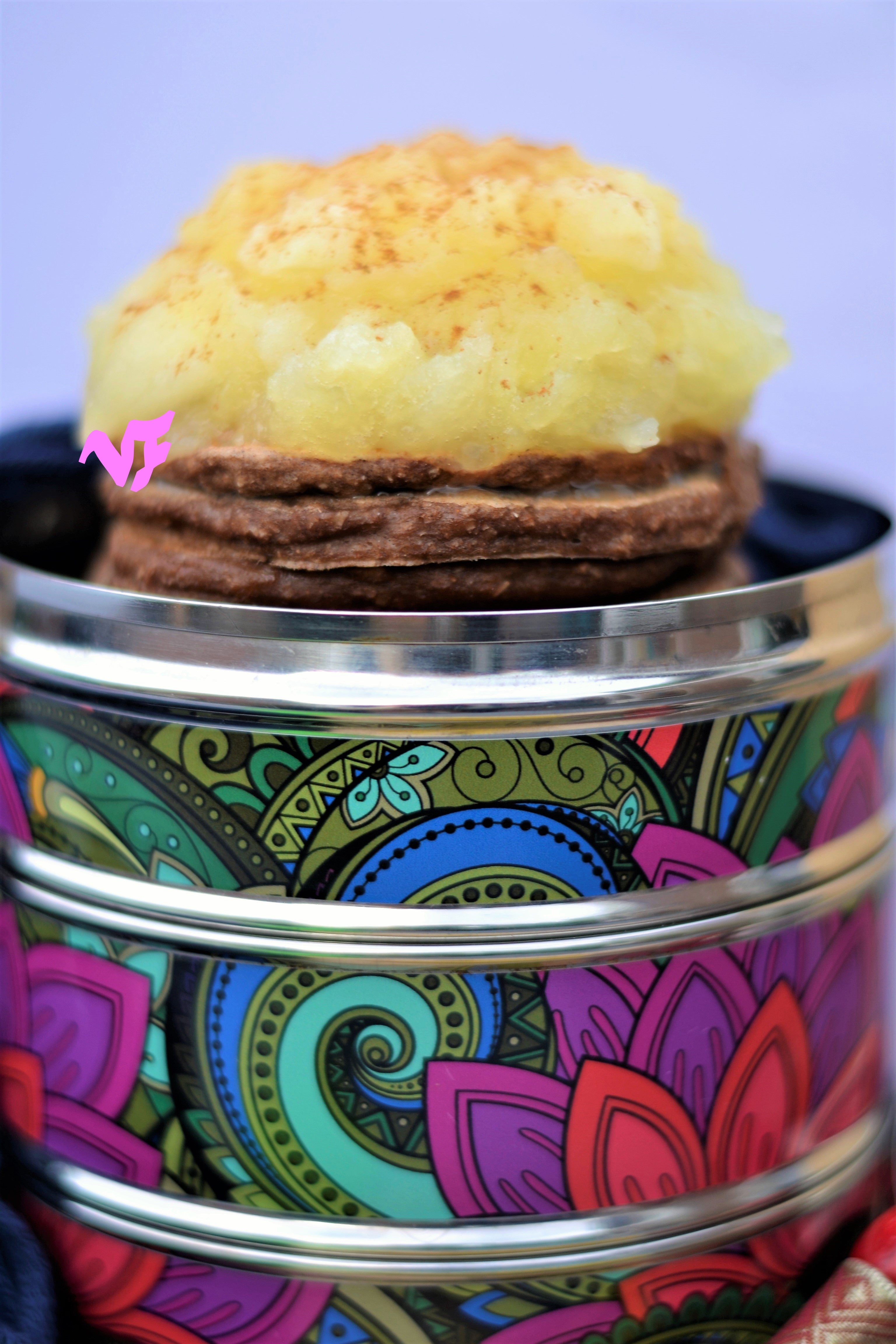 Kaneel Pancakes met Appelcompote