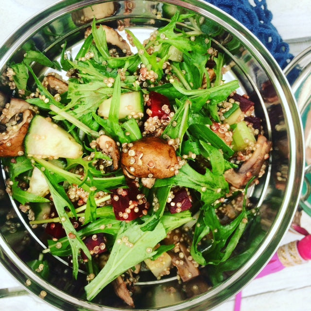 Quinoa Salade met Raapstelen