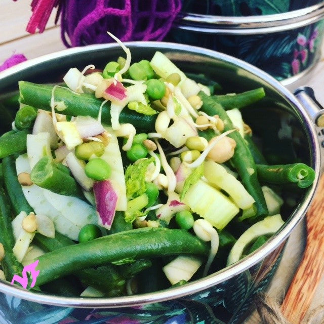 Sperziebonen Salade met Venkel en Sprouts